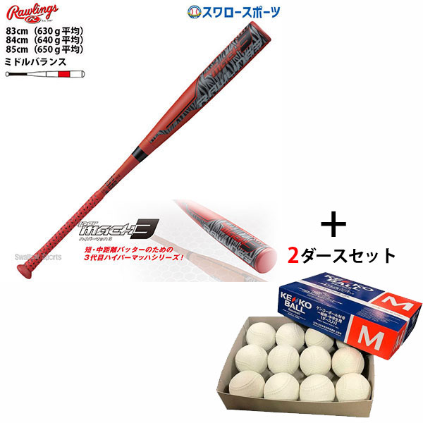 ローリングス(Rawlings) 野球 大人用 軟式用 バット HYPER MACH 4ORCE