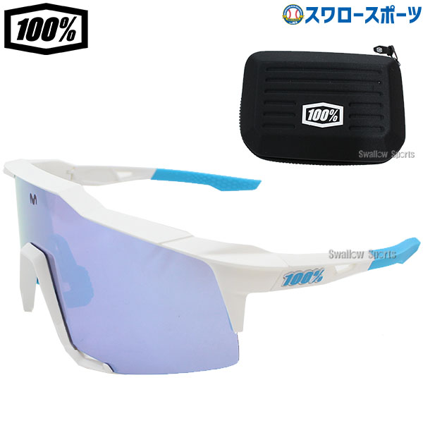 室外 100% ワンハンドレッド SPEEDCOUPE Matte White/HiPER Blue