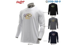 野球 ローリングス ウェア 超伸 オーバルR 長袖 Tシャツ AST13F03 RAWLINGS