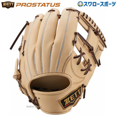 【9/7 ポイント7倍】 野球 ゼット 限定 プロステイタス 軟式 ゼット 軟式グローブ 軟式 グローブ グラブ プ 大人 一般 二塁手 遊撃手用 挟み捕り 今宮タイプ BRGB30766 ZETT 野球部 軟式野球 野球用品 スワロースポーツ