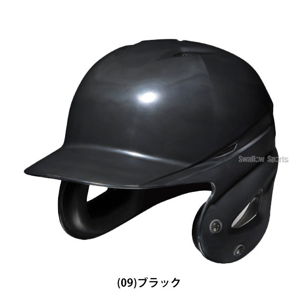 野球 ヘルメット 両耳 軟式 ミズノ 右打者 左打者兼用 一般 黒 紺 打者 