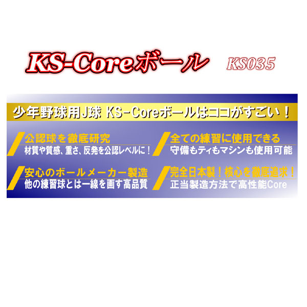 送料無料 コクサイ 軟式野球練習球 少年野球専用ボールJ球 KS-Coreボール 3ダース KSカゴ付き KS035-3C - 野球用品専門店  スワロースポーツ | 激安特価品 品揃え豊富!