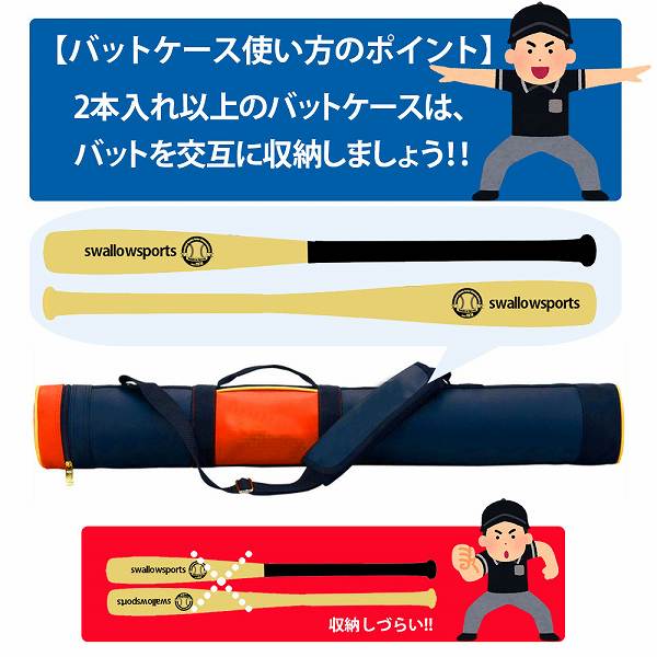 ミズノ バットケース（3本入れ） 1FJT8023 - 野球用品専門店 スワロー