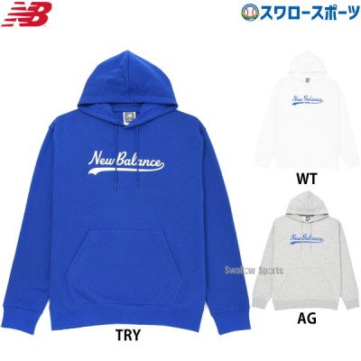 野球 ニューバランス ウエア ウェア パーカー QTMコレクション LEGACY SCRIPT HOODIE スウェット フーディ 大谷翔平 MT43951 newbalance 野球用品 スワロースポーツ