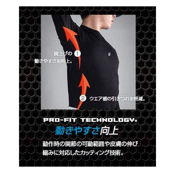 野球 アシックス ベースボール 野球 アンダーシャツ NEOREVIVE ミドルフィット MF LS 丸首 長袖 2121A145 カイロ3個セット 2121A145-HEATPACK2 ASICS 野球用品 スワロースポーツ