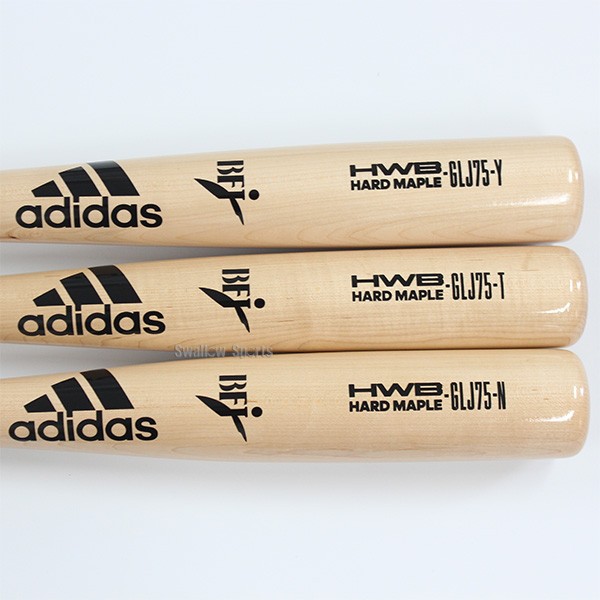 即日出荷 Adidas アディダス バット 木製 硬式 Bfjマーク入 Glj75 プロモデル 山田哲人選手型 西川遥輝選手型 高橋周平選手型 木製 スワロースポーツ 野球用品専門店 スワロースポーツ 激安特価品 品揃え豊富