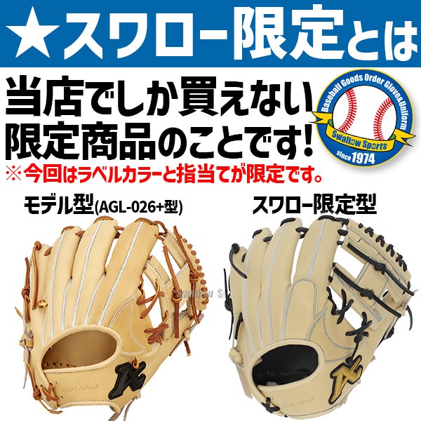 野球 アトムズ 限定 硬式 硬式グローブ 高校野球対応 グラブ 内野 内野手用 スワロー限定 右投 高校野球対応 Cブラウン キャメル ブラック APL-UR026+SW