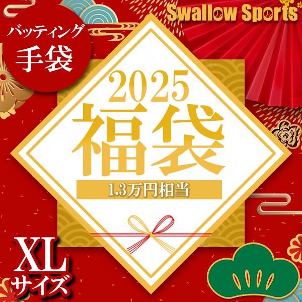 ＼【後払い不可】1.3万円相当！ バッティンググラブ2点＋バッティンググラブホルダー スワロースポーツ 2025年福袋／