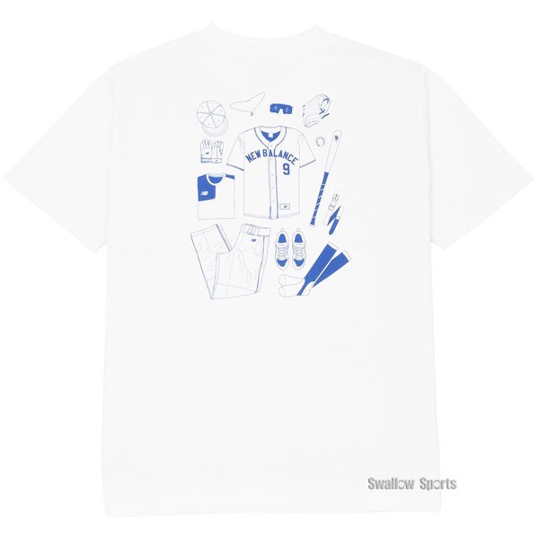 野球 ニューバランス ウエア ウェア Tシャツ QTMコレクション BASEBALL ESSENTIALS T-SHIRT 半袖 丸首 大谷翔平 MT43948 newbalance 野球用品 スワロースポーツ