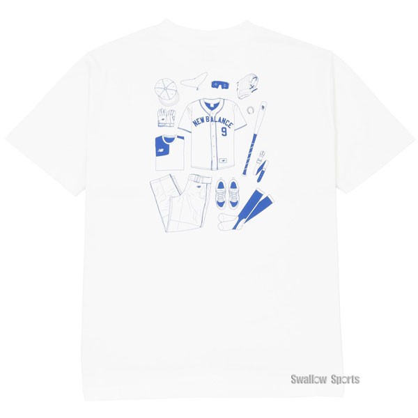 野球 ニューバランス ウエア ウェア Tシャツ QTMコレクション BASEBALL ESSENTIALS T-SHIRT 半袖 丸首 大谷翔平 MT43948 newbalance 野球用品 スワロースポーツ