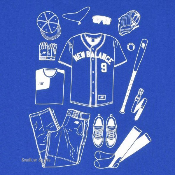 野球 ニューバランス ウエア ウェア Tシャツ QTMコレクション BASEBALL ESSENTIALS T-SHIRT 半袖 丸首 大谷翔平 MT43948 newbalance 野球用品 スワロースポーツ