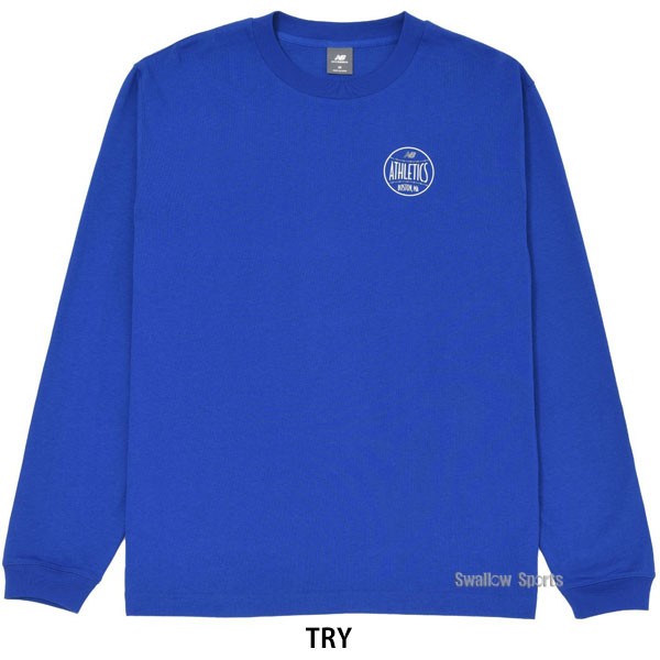 野球 ニューバランス ウエア ウェア Tシャツ QTMコレクション DIAMOND ATHLETICS LONG SLEEVE 長袖 丸首 大谷翔平 MT43949 newbalance 野球用品 スワロースポーツ