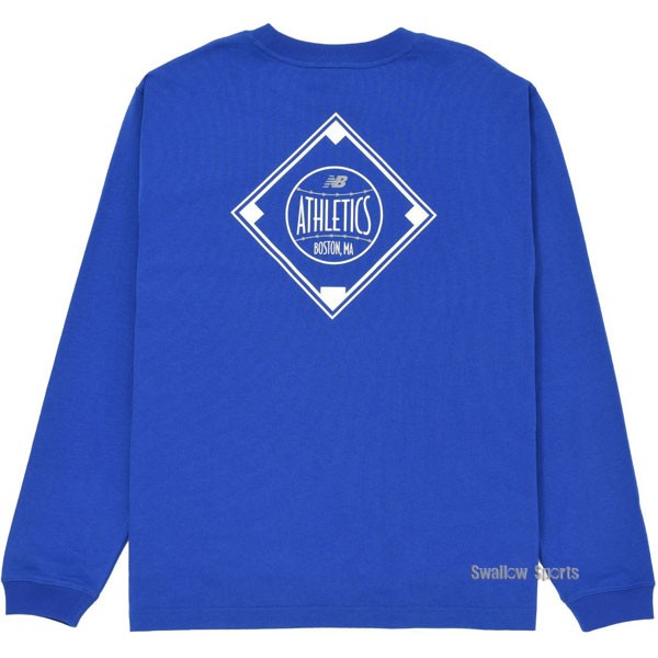 野球 ニューバランス ウエア ウェア Tシャツ QTMコレクション DIAMOND ATHLETICS LONG SLEEVE 長袖 丸首 大谷翔平 MT43949 newbalance 野球用品 スワロースポーツ