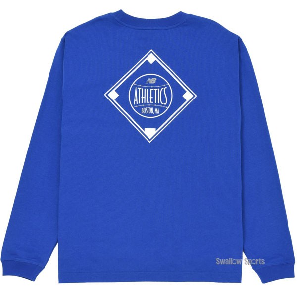 野球 ニューバランス ウエア ウェア Tシャツ QTMコレクション DIAMOND ATHLETICS LONG SLEEVE 長袖 丸首 大谷翔平 MT43949 newbalance 野球用品 スワロースポーツ