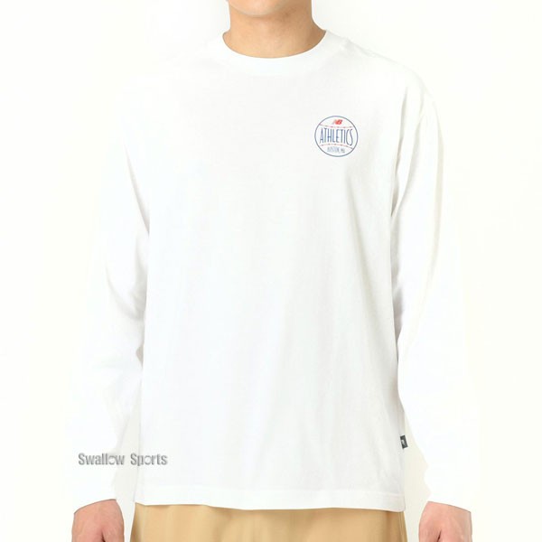 野球 ニューバランス ウエア ウェア Tシャツ QTMコレクション DIAMOND ATHLETICS LONG SLEEVE 長袖 丸首 大谷翔平 MT43949 newbalance 野球用品 スワロースポーツ