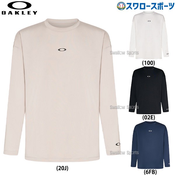 野球 オークリー ウェア ウエア トップス 長袖 Tシャツ ENHANCE QD LS TEE ICON EVO 3.7 FOA406981 OAKLEY 野球用品 スワロースポーツ