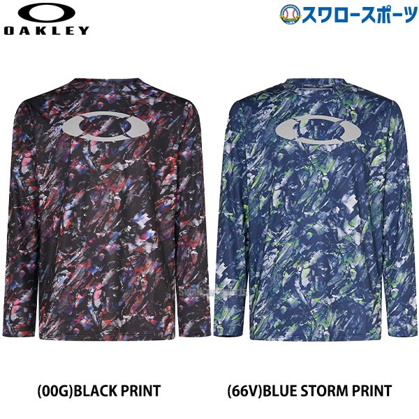 野球 オークリー ウェア ウエア トップス 長袖 グラフィック Tシャツ STRIKING QD LS GRAPHIC TEE 6.0 FOA407101 OAKLEY 野球用品 スワロースポーツ