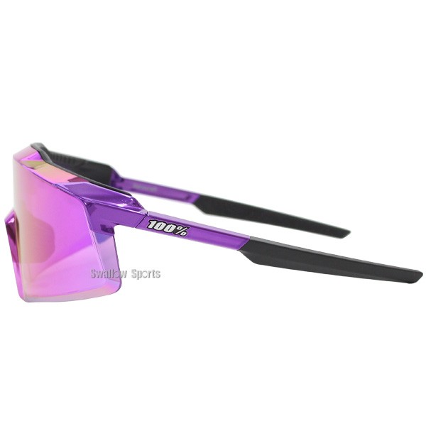 【9/7 ポイント7倍】 野球 100％ ワンハンドレッド アクセサリー サングラス Aerocraft エアロクラフト Gloss Purple Chrome 60032-00014 野球用品 スワロースポーツ