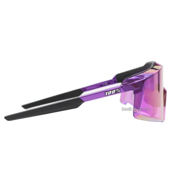 【9/7 ポイント7倍】 野球 100％ ワンハンドレッド アクセサリー サングラス Aerocraft エアロクラフト Gloss Purple Chrome 60032-00014 野球用品 スワロースポーツ