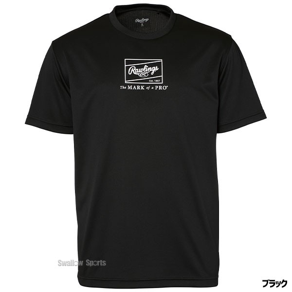 野球 ローリングス ウエア ウェア 半袖 少年用 ジュニア パッチ ロゴ プリント Tシャツ AST14S04J Rawlings 野球用品 スワロースポーツ