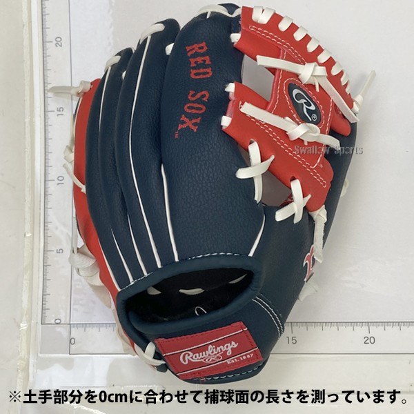 【湯もみ型付け不可】野球 ローリングス キッズ 少年用 軟式グローブ グラブ ボストンレッドソックス 10インチグラブ BOS10 Rawlings 右投用 野球用品 スワロースポーツ