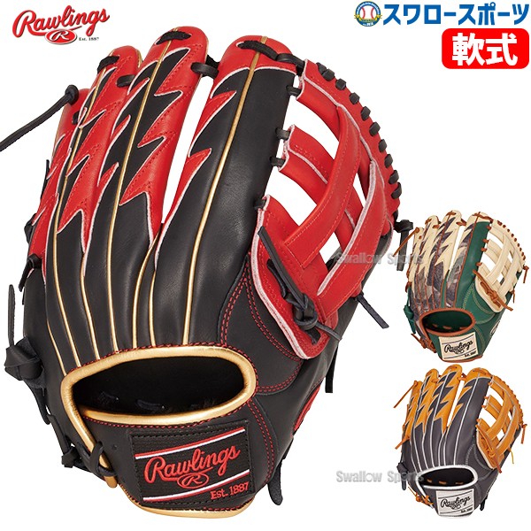 野球 ローリングス 軟式グラブ グローブ HOH THUNDER オールラウンド用 右投用 左投用 オールラウンド 軟式用 軟式野球 GR4FHOTN65 RAWLINGS 野球用品 スワロースポーツ