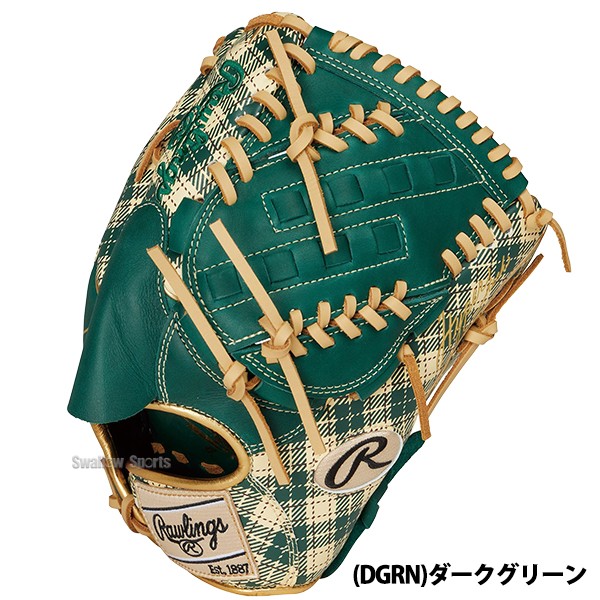 9/17P10倍！ 野球 ローリングス 軟式グラブ グローブ HYPER TECH GRAPHIC Tartan Check 投手用 右投用 左投用 投手 ピッチャー 軟式用 軟式野球 GR4FHTGA15W RAWLINGS 野球用品 スワロースポーツ