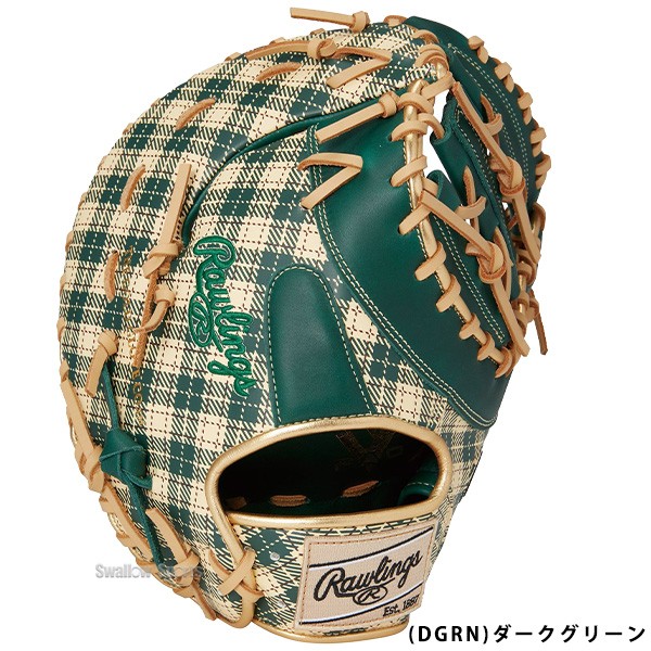 【9/7 ポイント7倍】 野球 ローリングス 軟式ファーストミット HYPER TECH GRAPHIC Tartan Check グラフィック タータンチェック ファースト 一塁手用 GR4FHTGM53 Rawlings 野球用品 スワロースポーツ