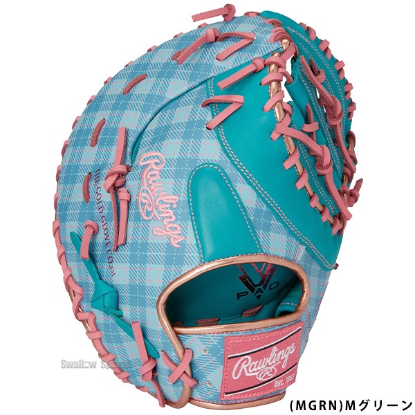 【9/7 ポイント7倍】 野球 ローリングス 軟式ファーストミット HYPER TECH GRAPHIC Tartan Check グラフィック タータンチェック ファースト 一塁手用 GR4FHTGM53 Rawlings 野球用品 スワロースポーツ