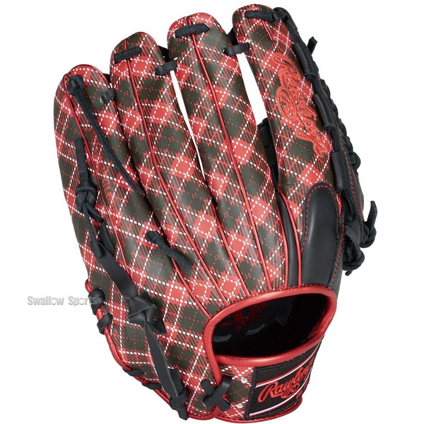 9/17P10倍！ 野球 ローリングス 軟式グラブ グローブ HYPER TECH GRAPHIC Tartan Check オールラウンド用 右投用 左投用 オールラウンド 軟式用 軟式野球 GR4FHTGN65 RAWLINGS 野球用品 スワロースポーツ