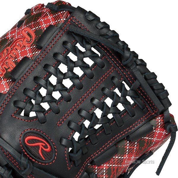 9/17P10倍！ 野球 ローリングス 軟式グラブ グローブ HYPER TECH GRAPHIC Tartan Check オールラウンド用 右投用 左投用 オールラウンド 軟式用 軟式野球 GR4FHTGN65 RAWLINGS 野球用品 スワロースポーツ