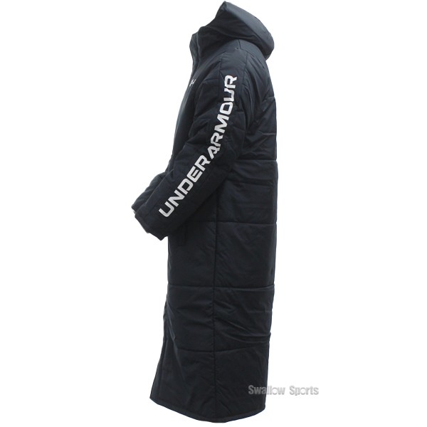 野球 アンダーアーマー ウェア ウエア UA LOGO LONG COAT ロングジャケット ジャケット 防寒 撥水 1388242 UA 野球用品 スワロースポーツ